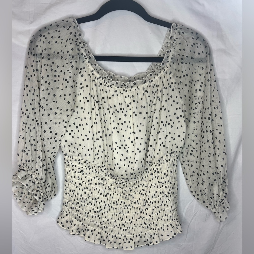 Anthropologie Lucia off the shoulder blouse